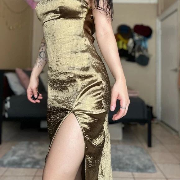 Urban Outfitters Wet Look Dress
